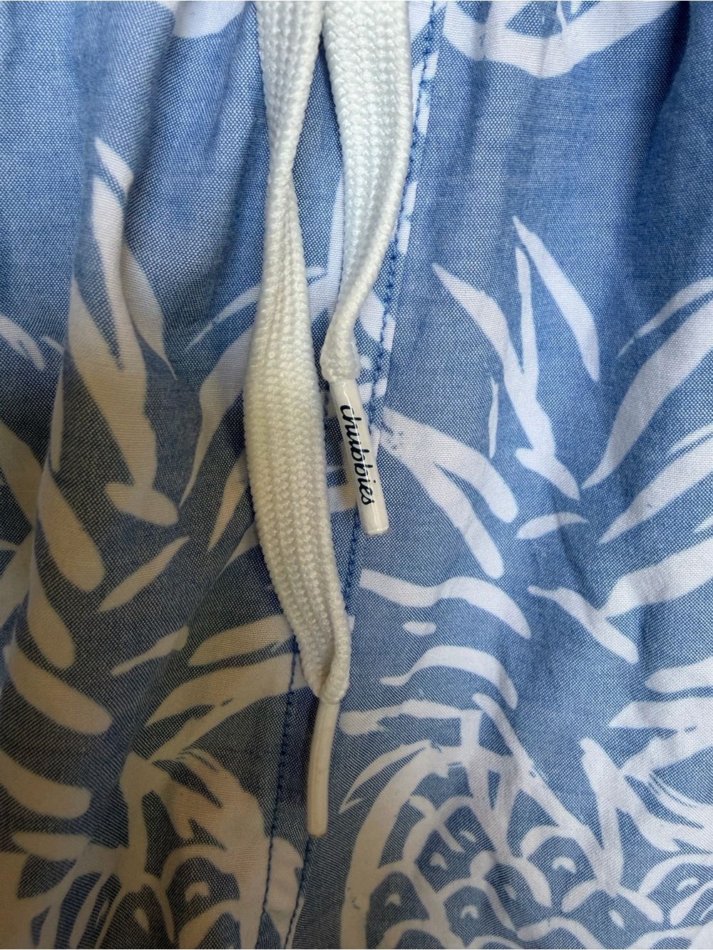 Chubbies Pineapple Sketches Swim Trunks 5.5" Small Blue - Picture 3 of 8